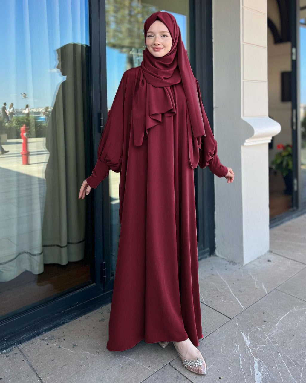 Irani Stylish Abaya with stroller