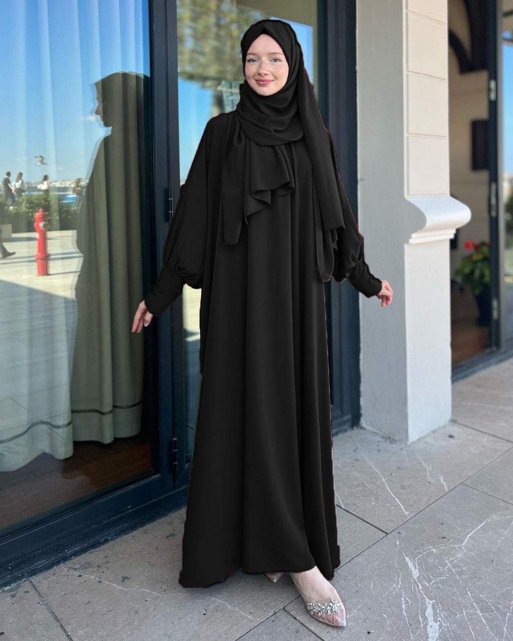 Irani Stylish Abaya with stroller